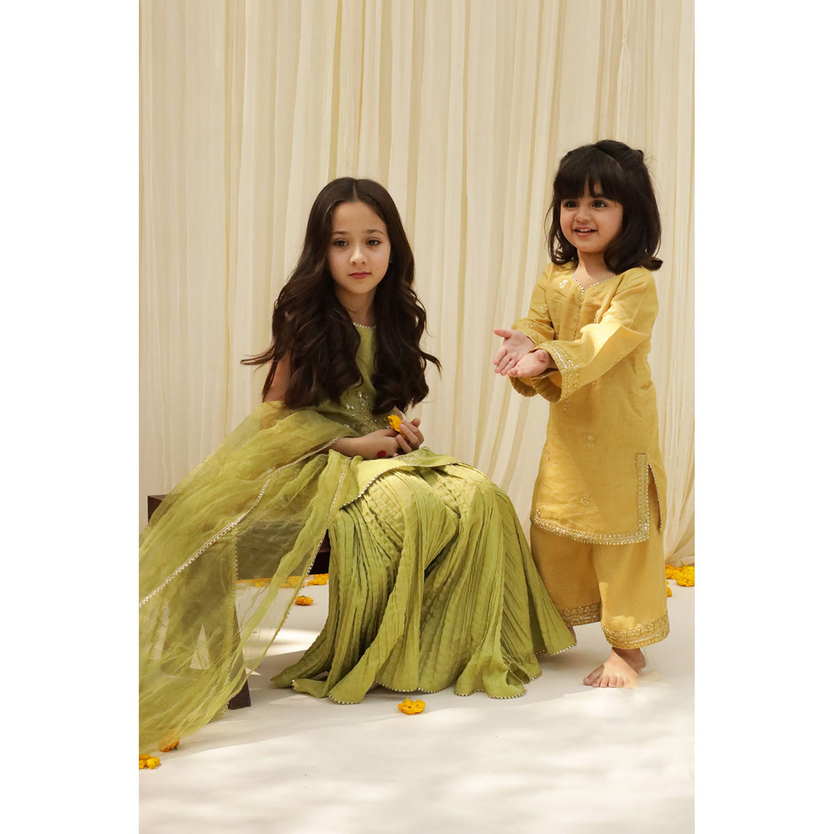 MUSTARD OUTFIT | CHOTI EID '23 | DYOT | KIDS WEAR
