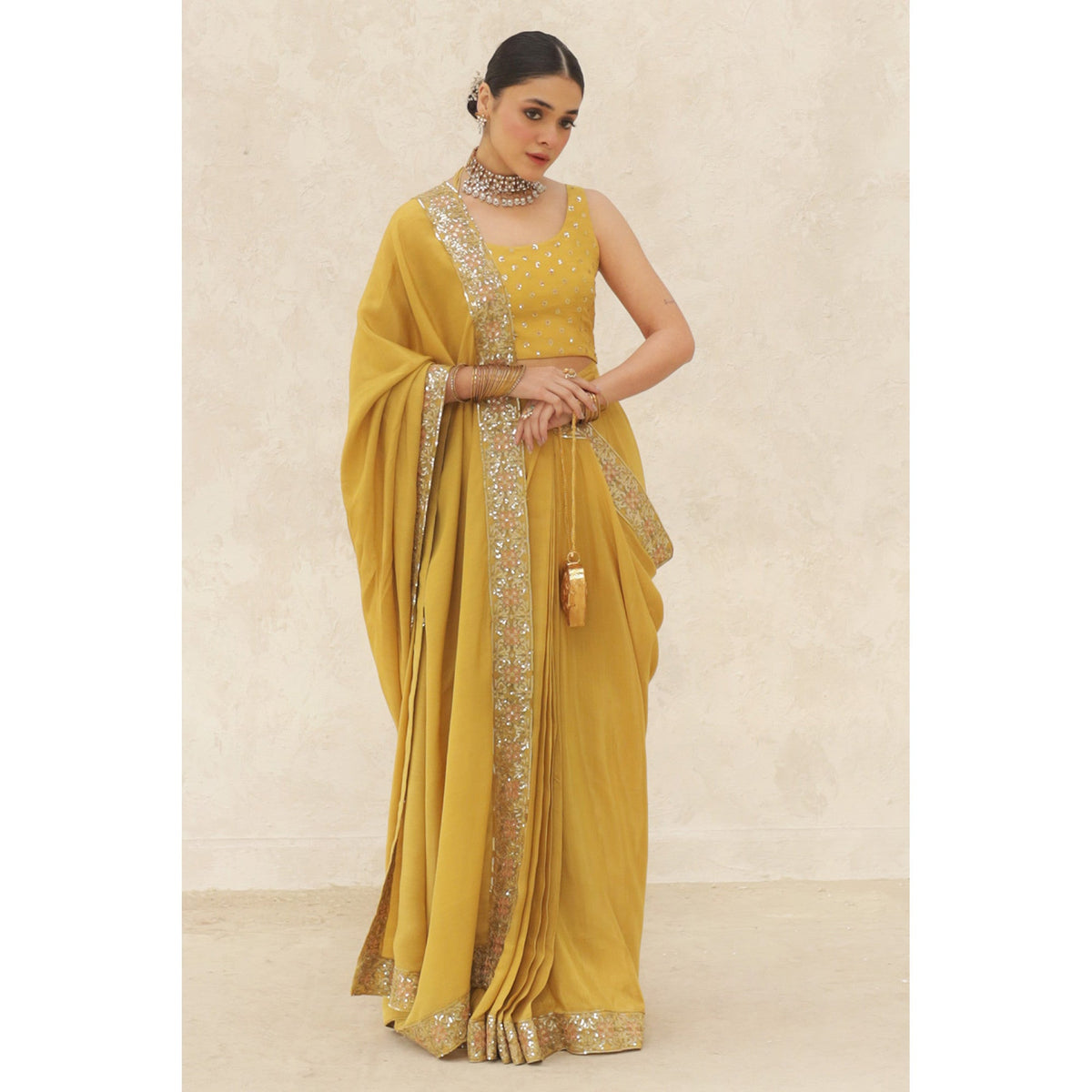 MUSTARD SAREE | WEDDING FORMALS '24 | DYOT