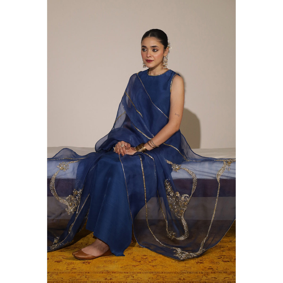 COBALT BLUE OUTFIT | SHEESHAM 24 / 25 DYOT