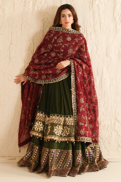 EMBROIDERED VELVET FORMAL VF-2036