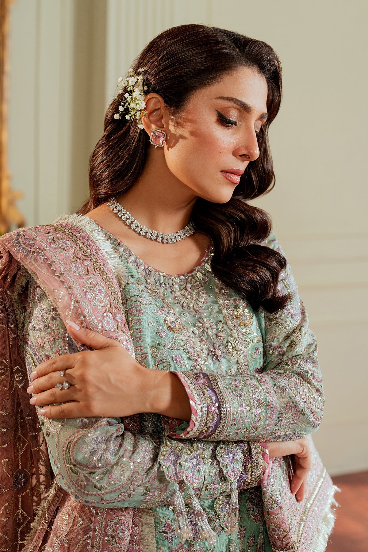 EMBROIDERED NET CH13-08