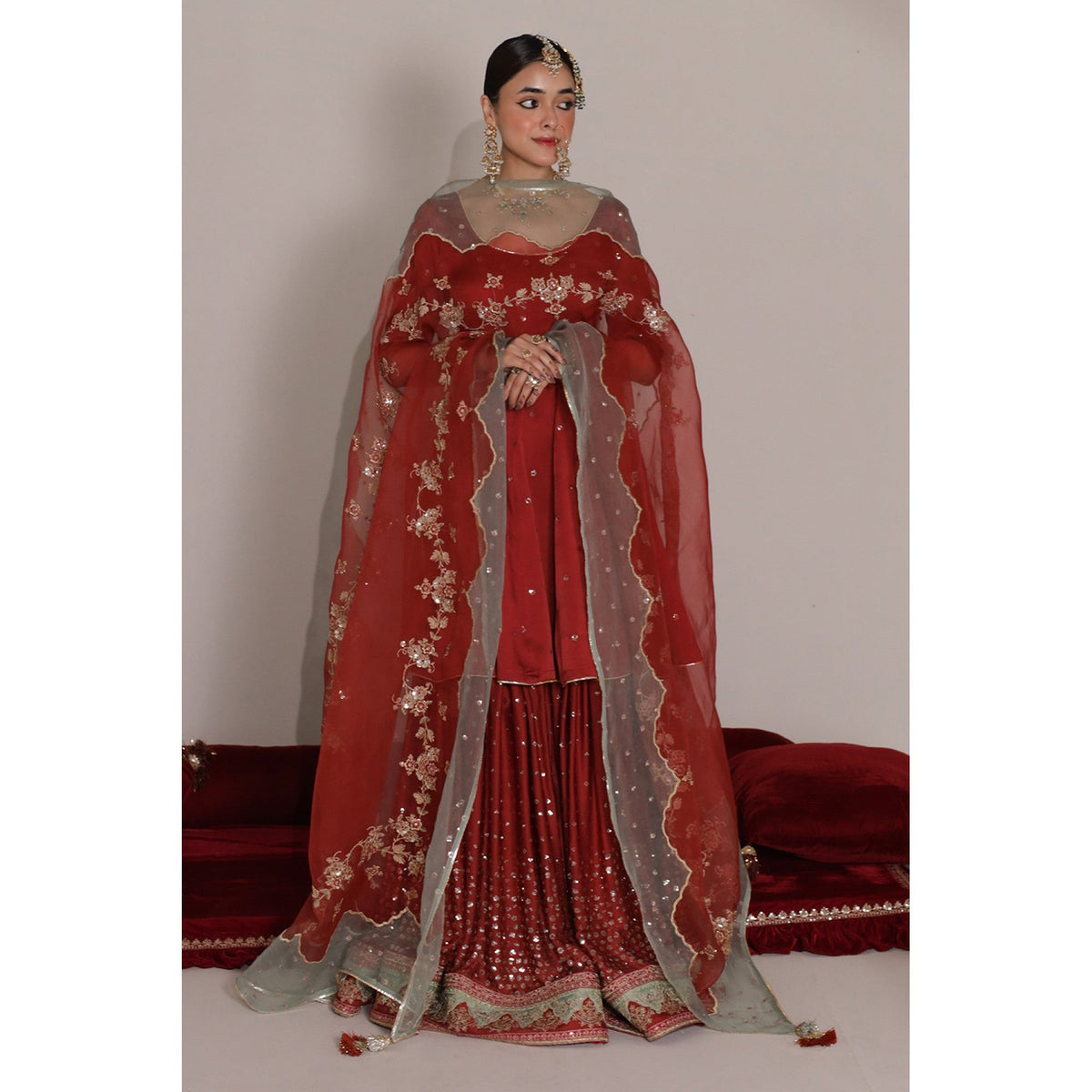 BURNT ORANGE OUTFIT | Shahana / Muskan' 24 | DYOT