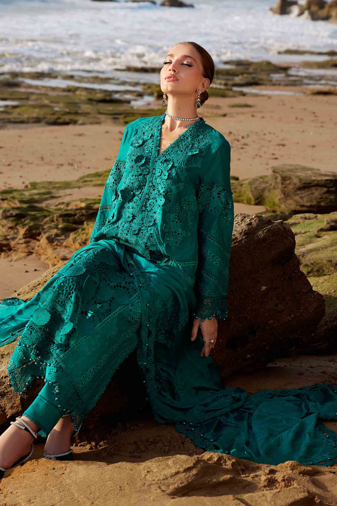 3 Piece Embroidered Lawn Suit | EID LAWN-25-05
