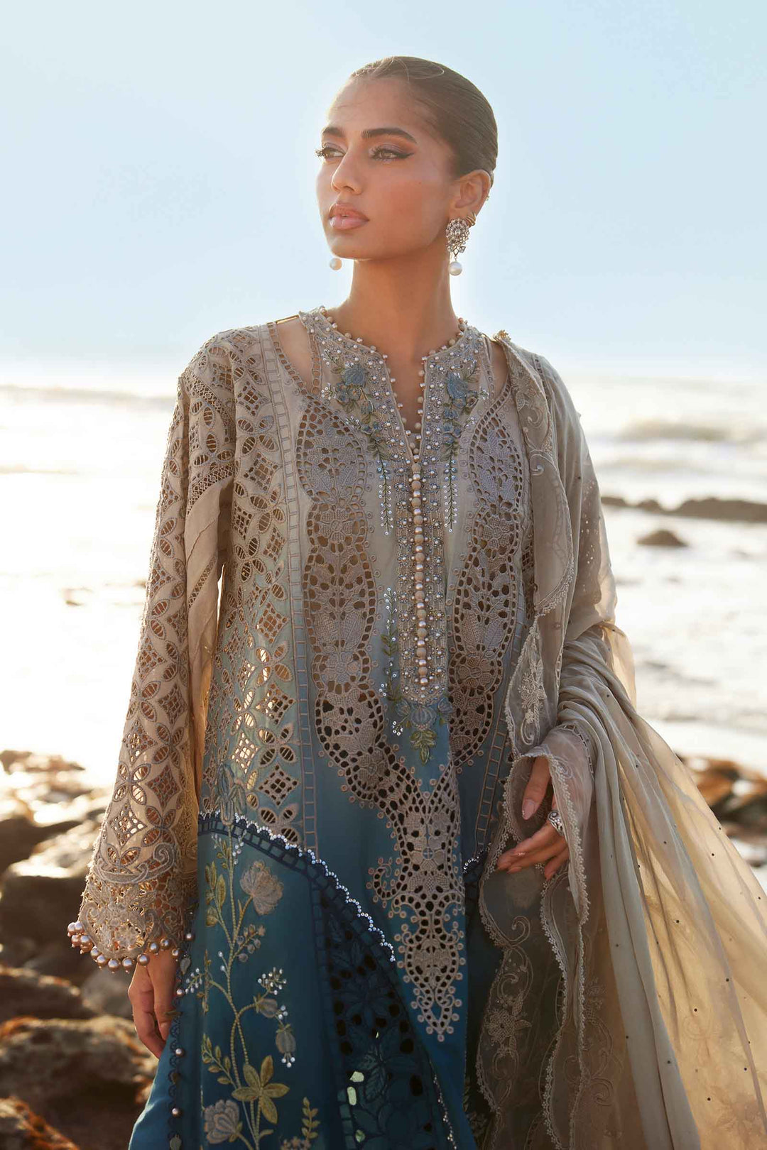 3 Piece Embroidered Lawn Suit | EID LAWN-25-08