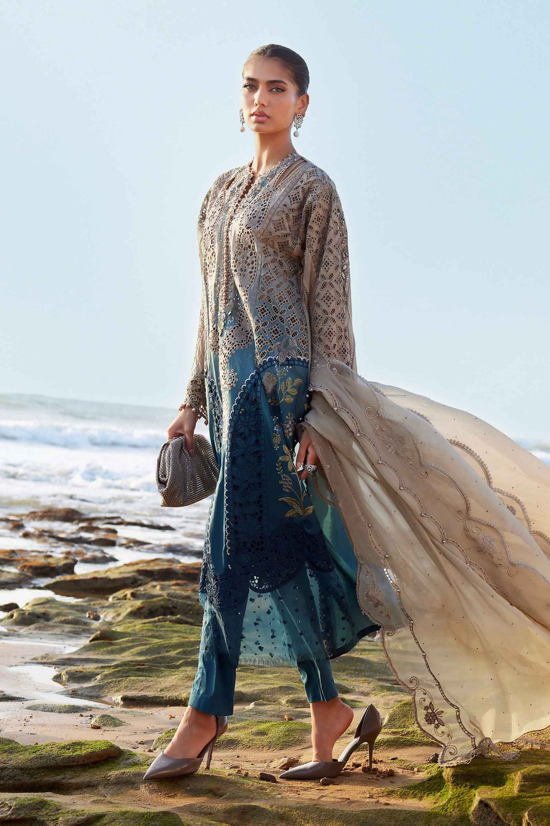 3 Piece Embroidered Lawn Suit | EID LAWN-25-08