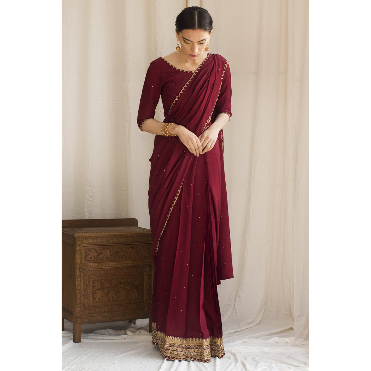 RED SAREE | DYOT