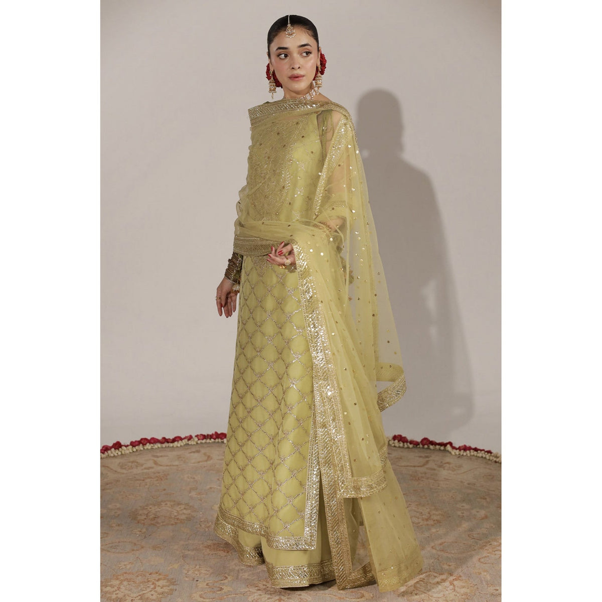 PISTACHIO GREEN OUTFIT | JHIL MIL | DYOT