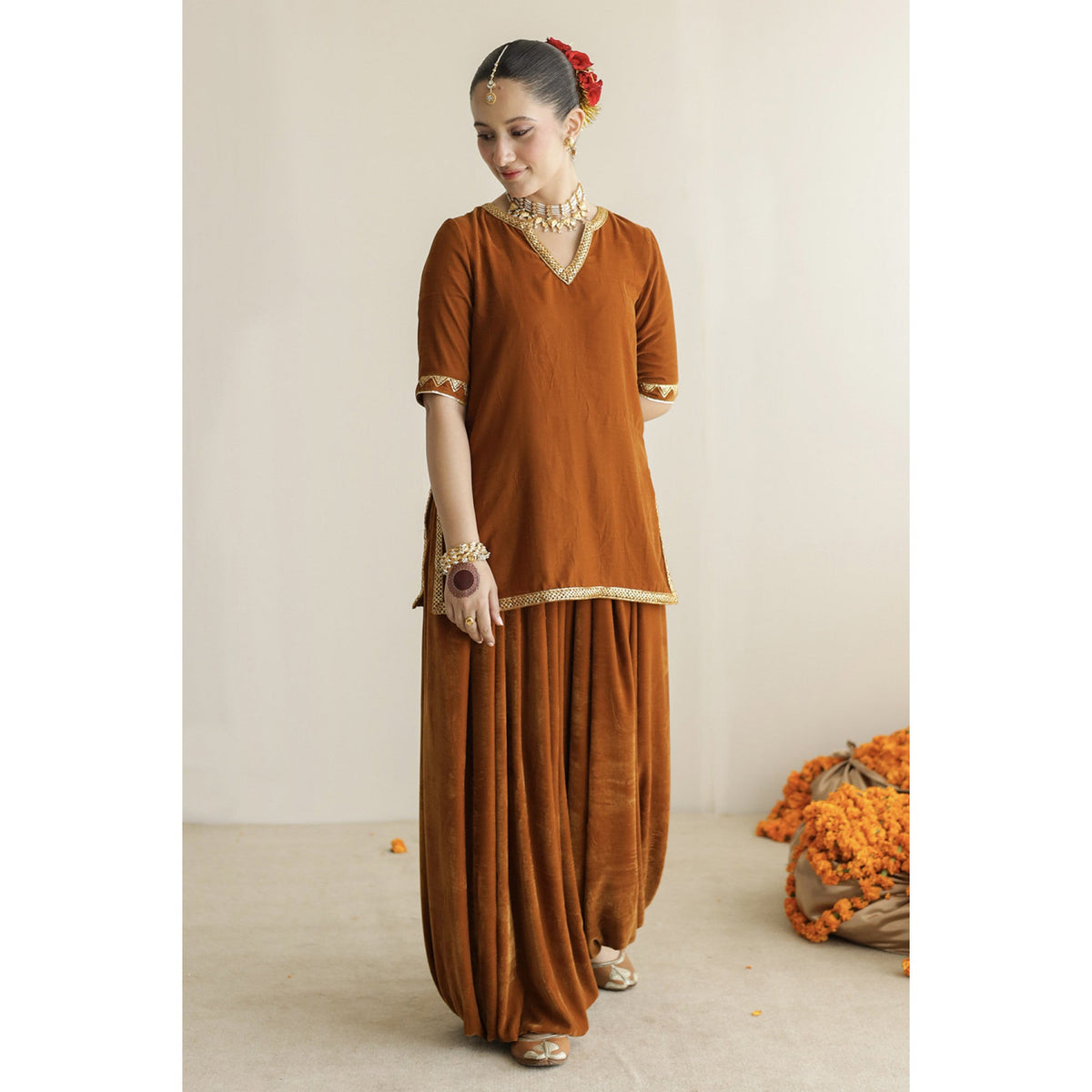 BURNT SIENNA OUTFIT | ZEEBA '25 | DYOT
