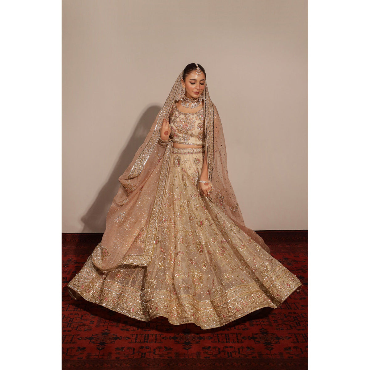 IVORY BRIDAL LEHNGA CHOLI | BRIDAL | DYOT