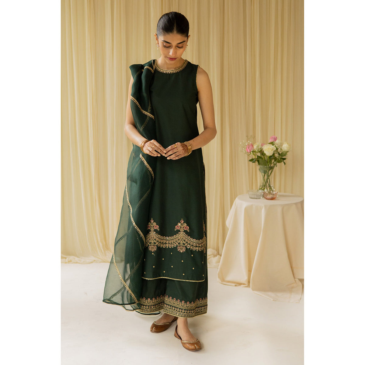 BOTTLE GREEN OUTFIT | EID' 23 | DYOT
