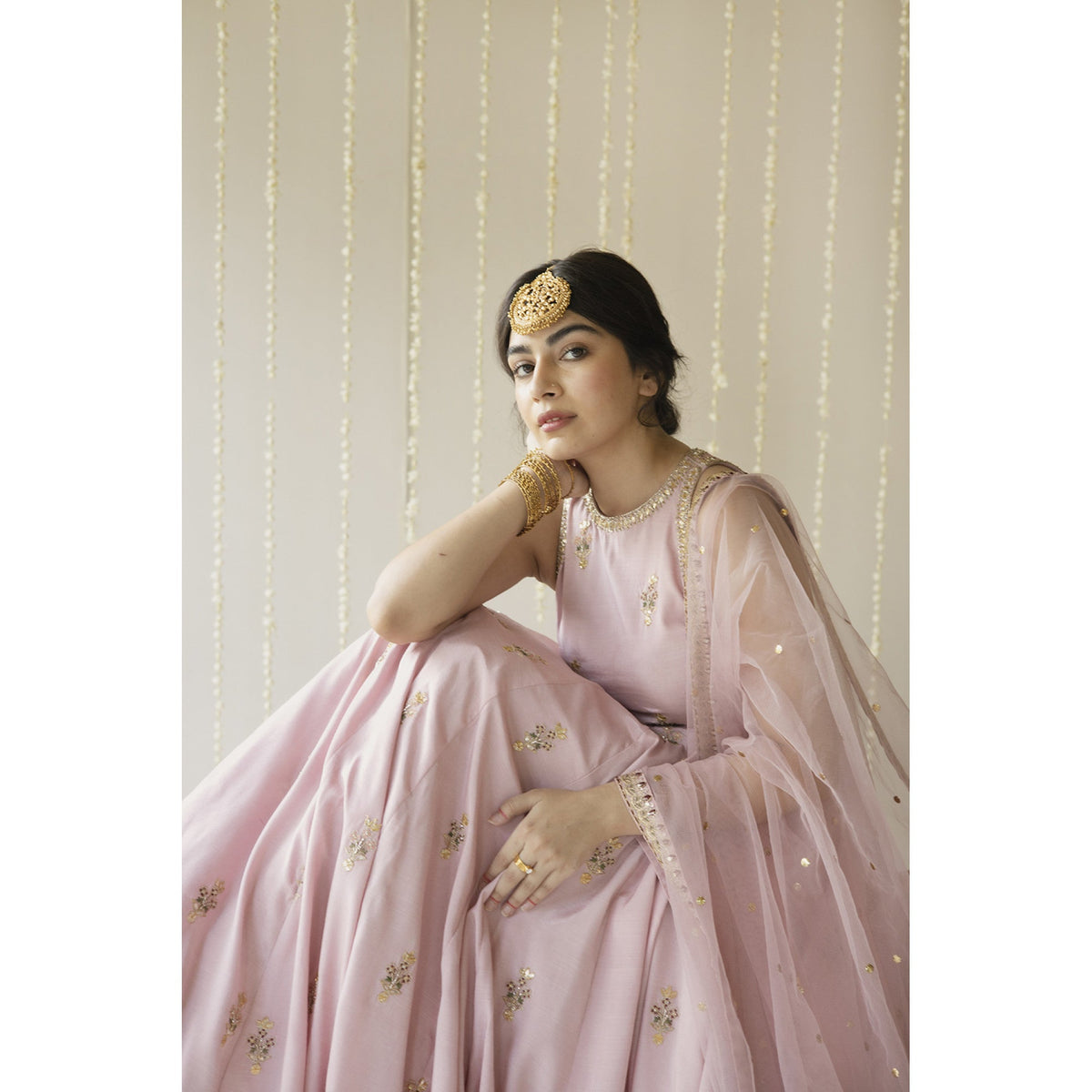 PINK ANARKALI | ZARI-FORMAL | DYOT