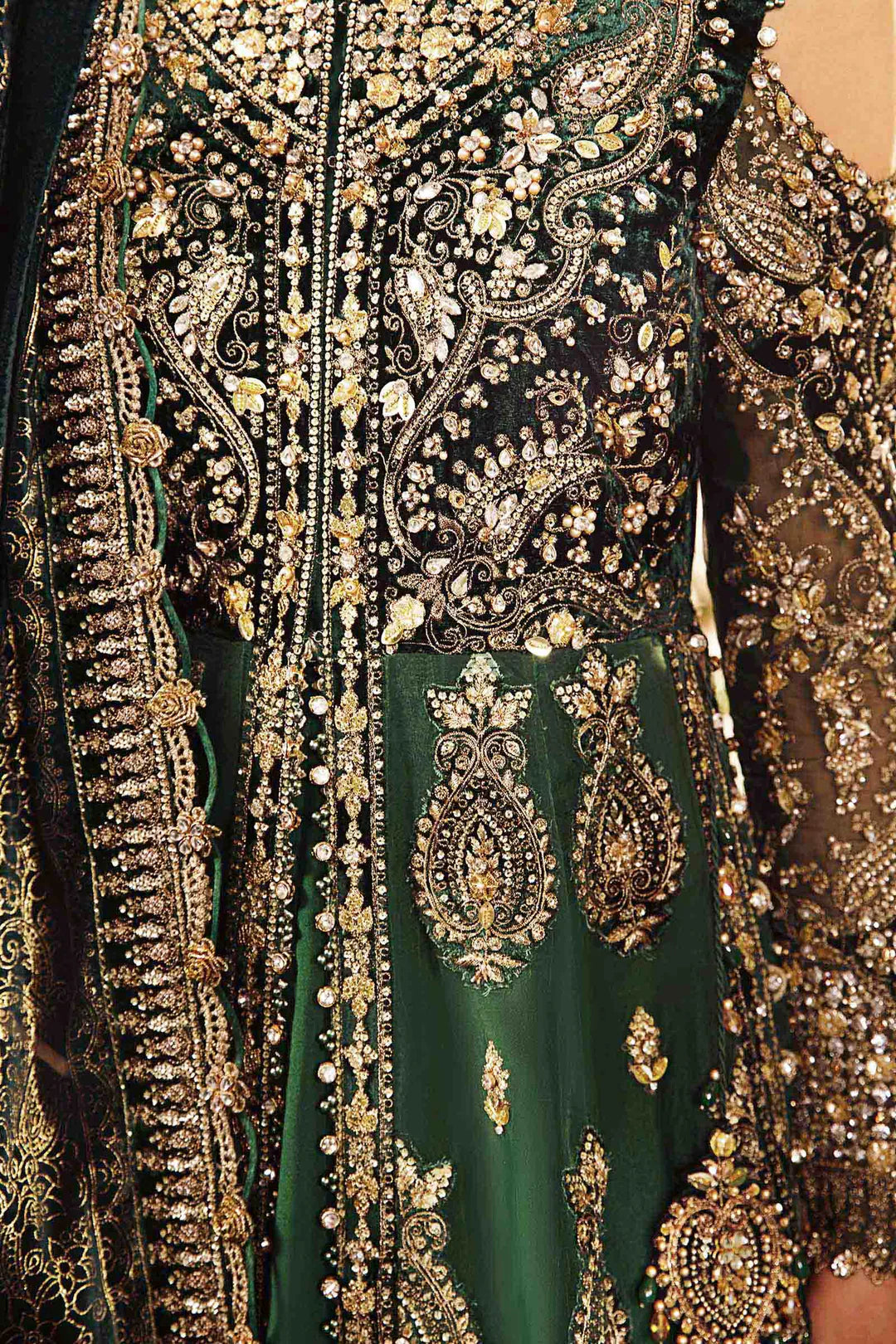 Embroidered Organza Suit | BD-2904