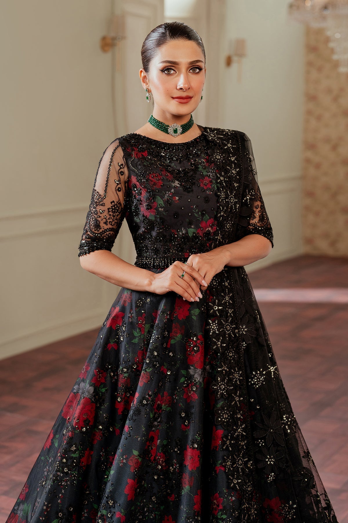 EMBROIDERED NET CH13-05