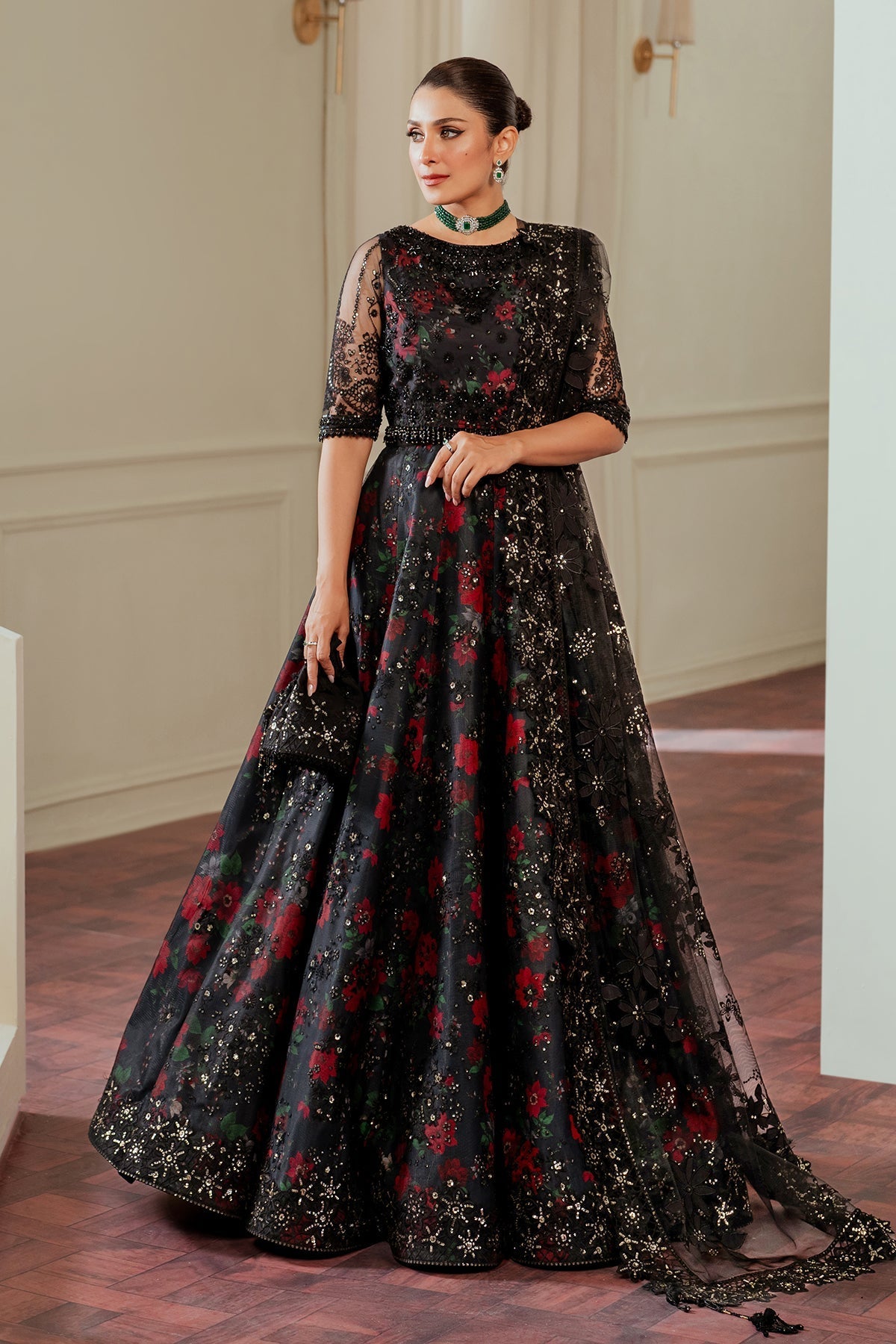 EMBROIDERED NET CH13-05