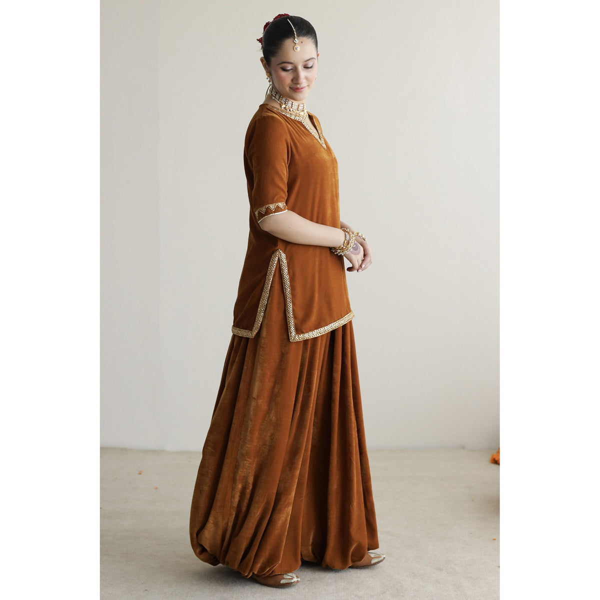 BURNT SIENNA OUTFIT  | ZEEBA '25 | DYOT